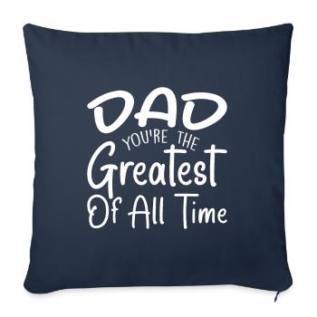 Bester Papa der Welt | Bestes Papa-Geschenk Papa - Sofakissenbezug 45 x 45 cm - Navy - Vorne