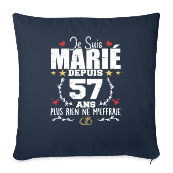 Original Vintage 1999 édition limitée 1999 - Housse de coussin décorative 45 x 45 cm - bleu marine - Devant