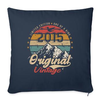 Original Vintage 2015 Limited Edition 2015 - Sofa pillowcase 17,3'' x 17,3'' (45 x 45 cm) - navy - Front