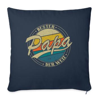 Bester Papa der welt - Sofakissenbezug 45 x 45 cm - Navy - Vorne