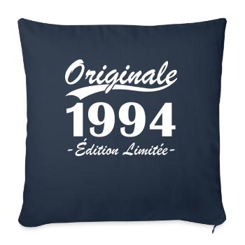 Originale 1994 édition limitée - Housse de coussin décorative 45 x 45 cm - bleu marine - Devant