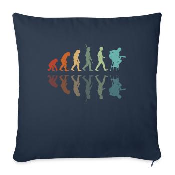 Développement de la guitare - Housse de coussin décorative 45 x 45 cm - bleu marine - Devant