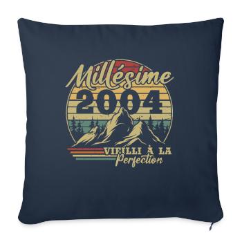 Vintage 2004 - Sofa pillowcase 17,3'' x 17,3'' (45 x 45 cm) - navy - Front