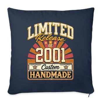 Limited 2001 Funny Sayings Gift Birthday - Sofa pillowcase 17,3'' x 17,3'' (45 x 45 cm) - navy - Front