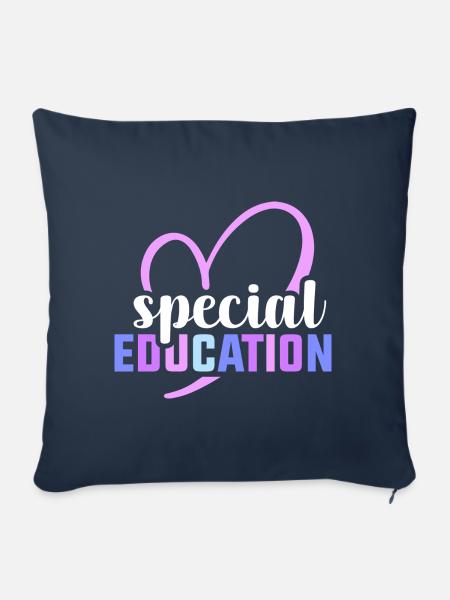 Special education - Sofakissenbezug 45 x 45 cm - Navy