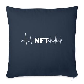 NFT Non Fungible Token - Sofakissenbezug 45 x 45 cm - Navy - Vorne