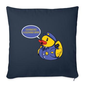 Duck Bathtub Relaxation - Sofa pillowcase 17,3'' x 17,3'' (45 x 45 cm) - navy - Front
