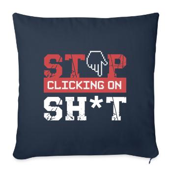 Cybersicherheit Hacker Programmierung Geschenkidee - Sofakissenbezug 45 x 45 cm - Navy - Vorne