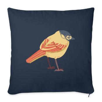 Bachstelze - Sofakissenbezug 45 x 45 cm - Navy - Vorne