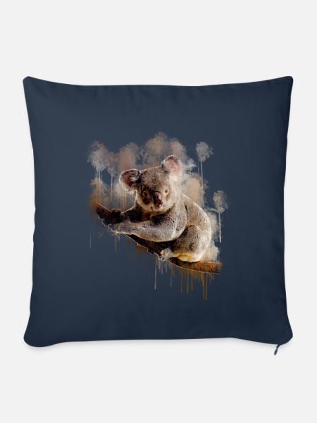Koala bär australien geschenk shirt - Sofakissenbezug 45 x 45 cm - Navy
