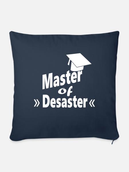 Abschluss - Sofakissenbezug 45 x 45 cm - Navy