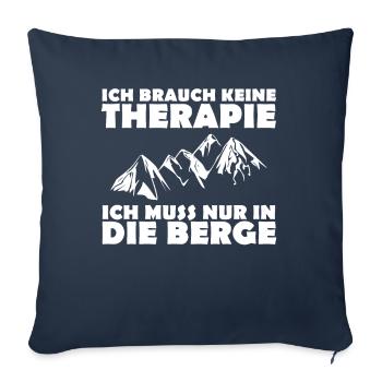 Ich Muss Nur In Die Berge - Sofakissenbezug 45 x 45 cm - Navy - Vorne