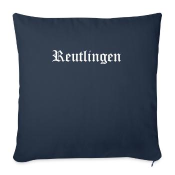 Reutlingen - Sofa pillowcase 17,3'' x 17,3'' (45 x 45 cm) - navy - Front