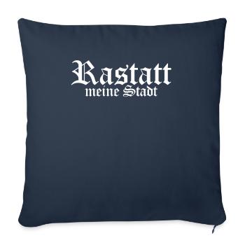 Rastatt Meine Stadt - Sofakissenbezug 45 x 45 cm - Navy - Vorne