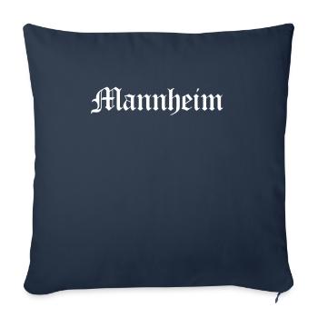 Mannheim - Sofa pillowcase 17,3'' x 17,3'' (45 x 45 cm) - navy - Front