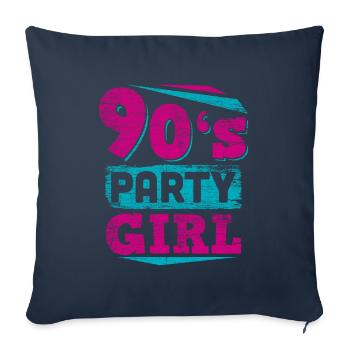 '90s Music Girls - Sofa pillowcase 17,3'' x 17,3'' (45 x 45 cm) - navy - Front