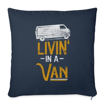 Camper Van - Sofakissenbezug 45 x 45 cm - Navy - Vorne