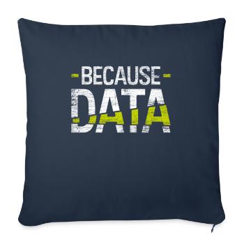 Daten Informatik - Sofakissenbezug 45 x 45 cm - Navy - Vorne