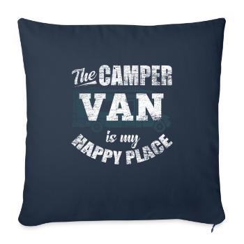 Camper Van - Sofakissenbezug 45 x 45 cm - Navy - Vorne