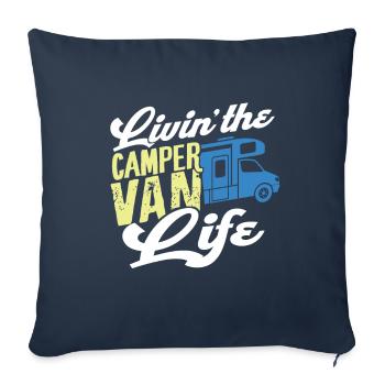 Camper Van - Sofakissenbezug 45 x 45 cm - Navy - Vorne