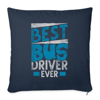 conducteur - Housse de coussin décorative 45 x 45 cm - bleu marine - Devant