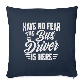 conducteur - Housse de coussin décorative 45 x 45 cm - bleu marine - Devant