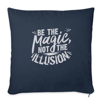 magic - Sofa pillowcase 17,3'' x 17,3'' (45 x 45 cm) - navy - Front