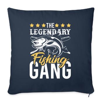 Fisher Gang Team - Housse de coussin décorative 45 x 45 cm - bleu marine - Devant