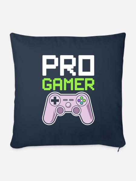 Pro Gamer Spruch Bester - Sofakissenbezug 45 x 45 cm - Navy