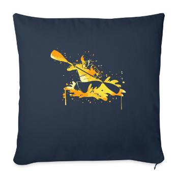 Kajak Kayak Kajaker - Sofakissenbezug 45 x 45 cm - Navy - Vorne