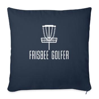 Frisbee Frolf Disc Golf - Sofakissenbezug 45 x 45 cm - Navy - Vorne