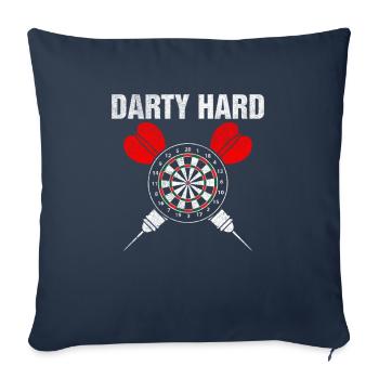 Darts pub dartboard dart - Sofa pillowcase 17,3'' x 17,3'' (45 x 45 cm) - navy - Front