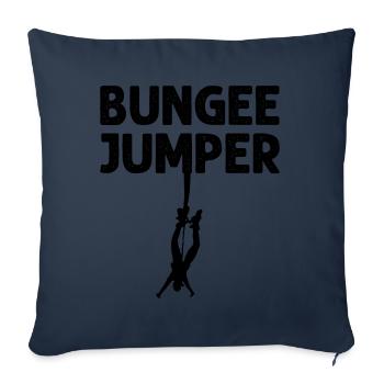 Bungee Jumper - Sofa pillowcase 17,3'' x 17,3'' (45 x 45 cm) - navy - Front