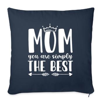 MOM you are simply the Best - Sofakissenbezug 45 x 45 cm - Navy - Vorne