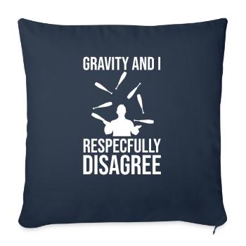 Jonglieren Jongleur - Sofakissenbezug 45 x 45 cm - Navy - Vorne