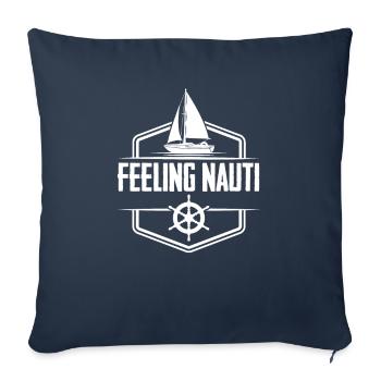 Sailing Sailboat Captain Sailor - Sofa pillowcase 17,3'' x 17,3'' (45 x 45 cm) - navy - Front