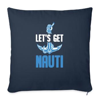 Sailing Sailboat Captain Sailor - Sofa pillowcase 17,3'' x 17,3'' (45 x 45 cm) - navy - Front