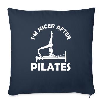 Pilates - Sofa pillowcase 17,3'' x 17,3'' (45 x 45 cm) - navy - Front