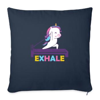 Pilates - Sofa pillowcase 17,3'' x 17,3'' (45 x 45 cm) - navy - Front