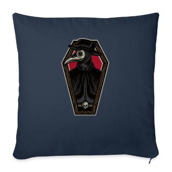 Steampunk Mécanique Victoria Cosplay - Housse de coussin décorative 45 x 45 cm - bleu marine - Devant