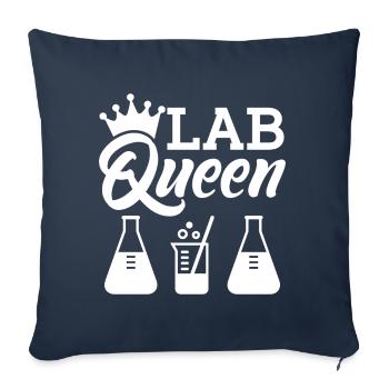 labor accessories - Lab queen - Sofa pillowcase 17,3'' x 17,3'' (45 x 45 cm) - navy - Front