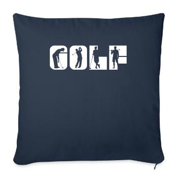 Golf Golfer Golfer Golfer Golf Course - Sofa pillowcase 17,3'' x 17,3'' (45 x 45 cm) - navy - Front