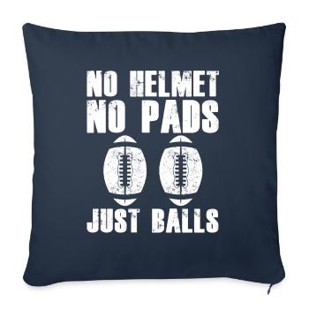 Rugby - Housse de coussin décorative 45 x 45 cm - bleu marine - Devant