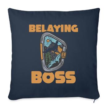Climbing Mountaineering Climbers - Sofa pillowcase 17,3'' x 17,3'' (45 x 45 cm) - navy - Front