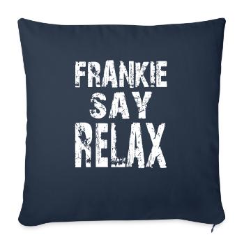 FRANKIE SAY RELAX - Sofa pillowcase 17,3'' x 17,3'' (45 x 45 cm) - navy - Front