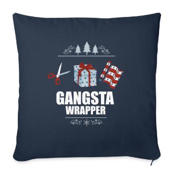 Christmas Christmas Eve Merry Xmas - Sofa pillowcase 17,3'' x 17,3'' (45 x 45 cm) - navy - Front