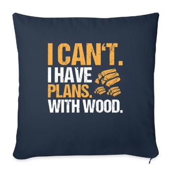 Zimmerer Zimmermann Tischler Schreiner Carpenter - Sofa pillowcase 17,3'' x 17,3'' (45 x 45 cm) - navy - Front