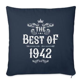 1942 best of - Sofa pillowcase 17,3'' x 17,3'' (45 x 45 cm) - navy - Front