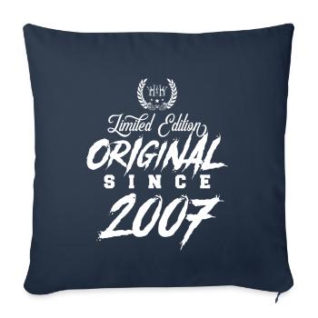 2007 limited edition - Sofa pillowcase 17,3'' x 17,3'' (45 x 45 cm) - navy - Front