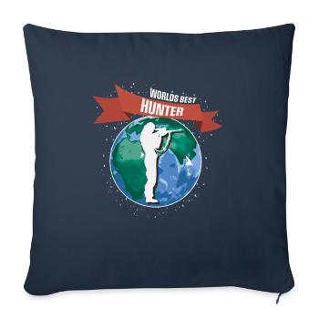 Huntress, Urbain & Lifestyle - Housse de coussin décorative 45 x 45 cm - bleu marine - Devant